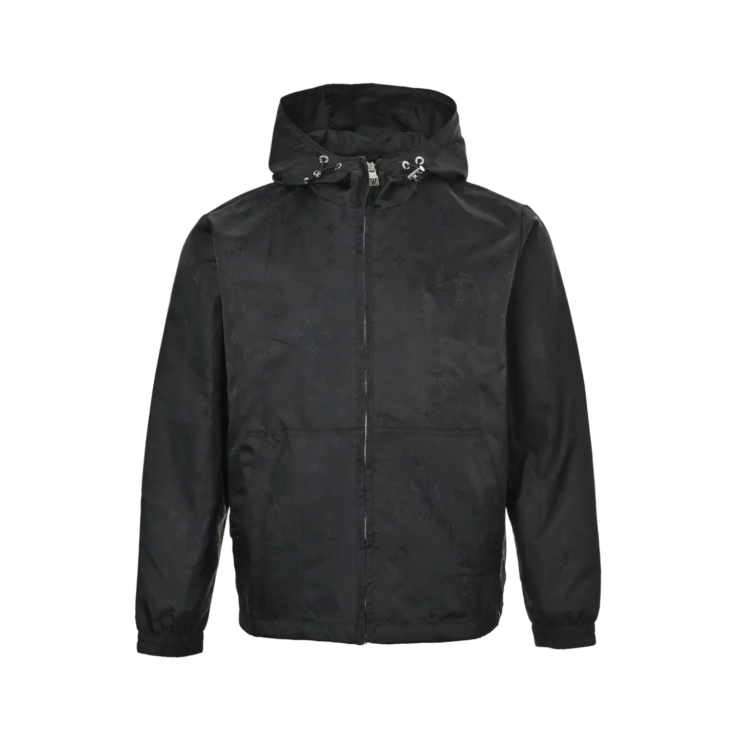Louis Vuitton/Louis Vuitton 25Fw dog walking dark pattern jacquard windbreaker jacket